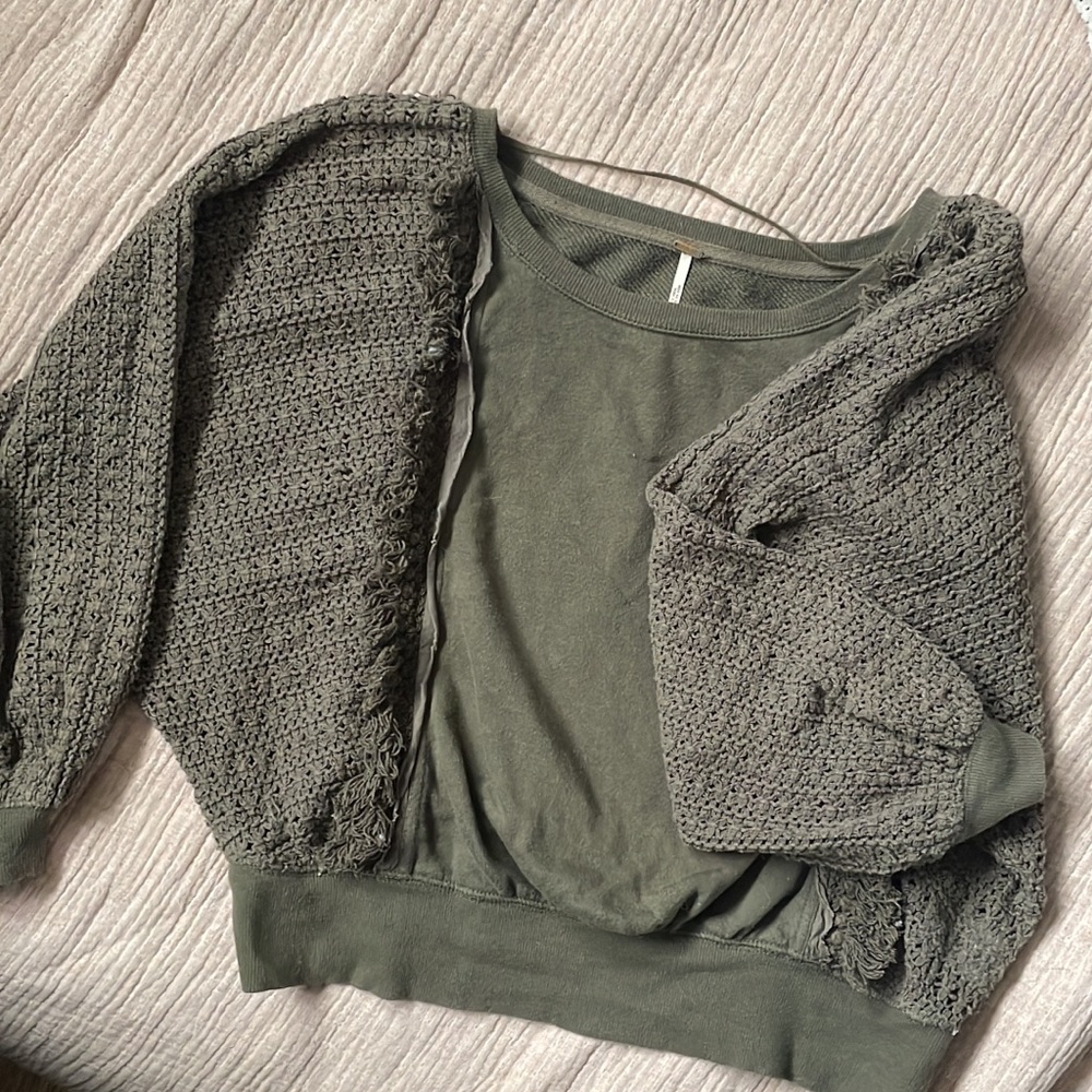 Free People Faff & Fringe Sweatshirt